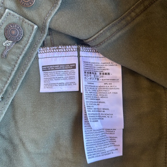 Levi's Men's Olive Green Jacket - Picture 5 of 5